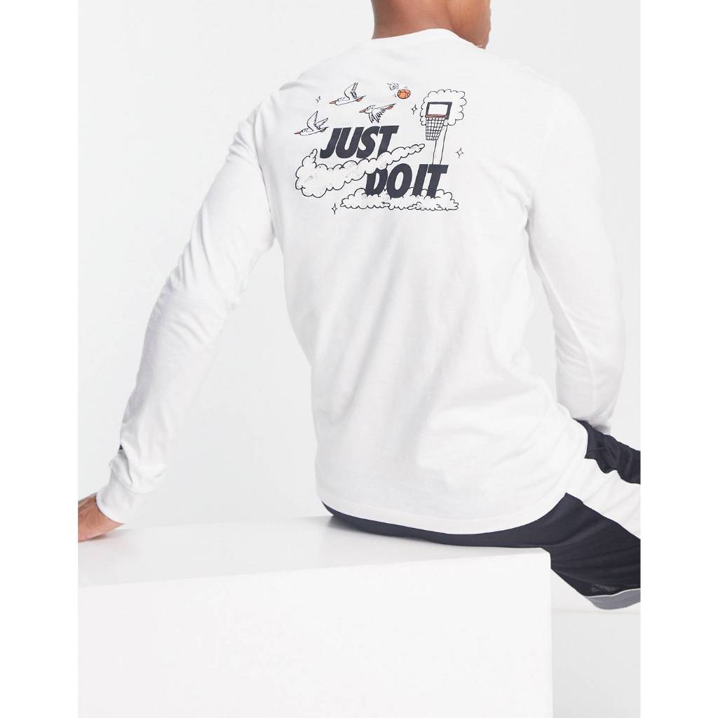 ☆CHIN代購☆ Nike Just Do It 雲朵 長T DZ2696-100 長Tee 白色 長袖 現貨