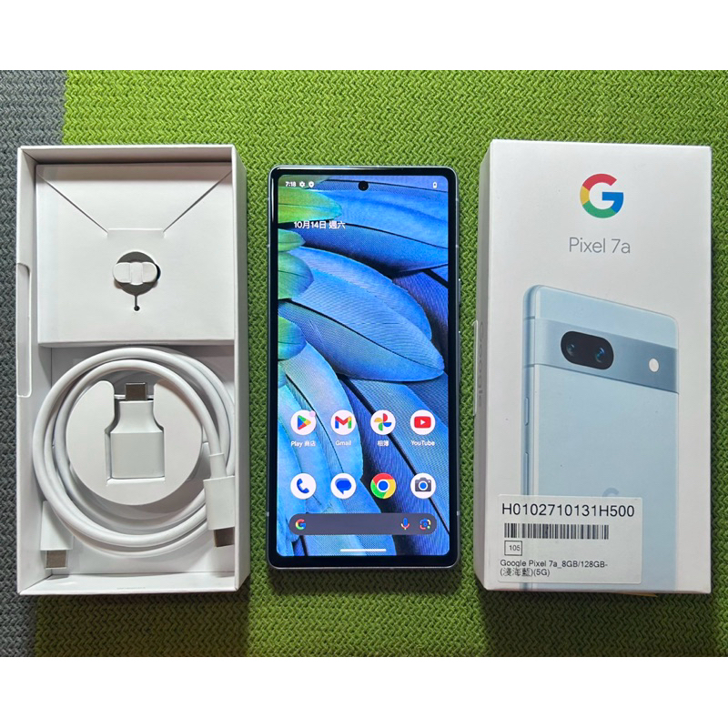 Google Pixel 7a 5G 8G 128G 95成新保固到明年5月 淺藍 Pixel7 7 a Pixel7a