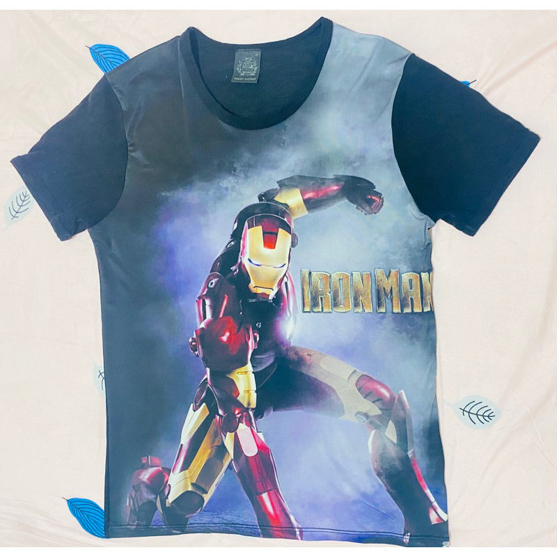復仇者聯盟 超級英雄 鋼鐵人 彈性涼感布 運動透氣短袖上衣 T恤 T-shirt