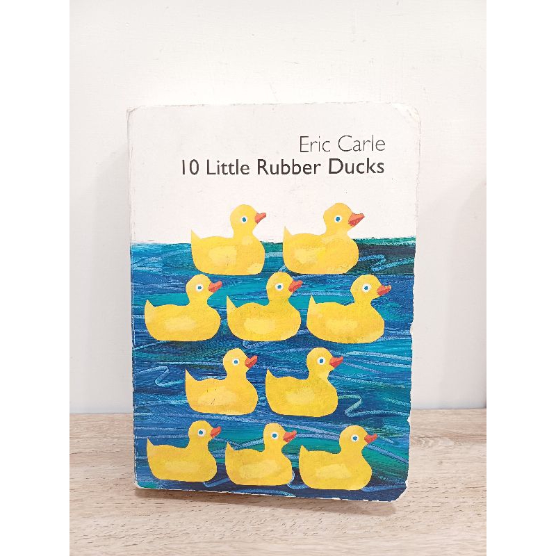 二手童書繪本 正版艾瑞卡爾 10 Little Rubber Ducks 十隻小橡皮鴨 英文繪本