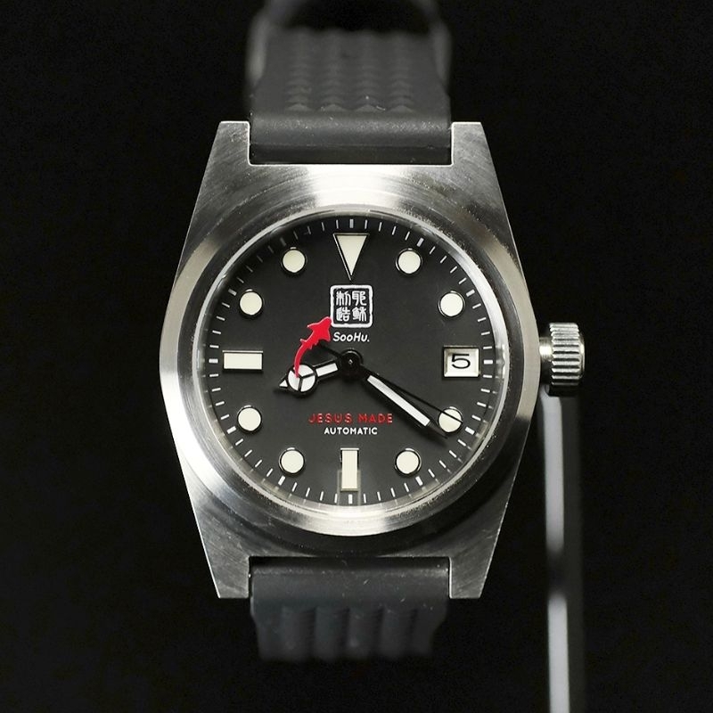 【倏忽計時】客製文字錶盤 機械錶 潛水錶 情侶 生日 週年紀念 手工機械錶 nh35 類seiko mod nh36