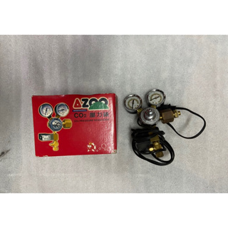 AZOO愛族 CO2壓力錶含電磁閥 雙錶電磁閥