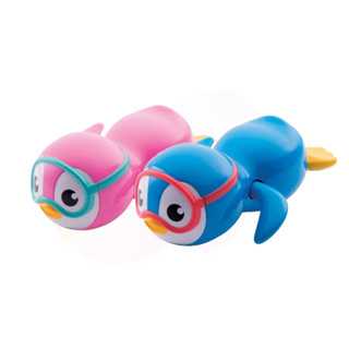 美國 munchkin - 游泳企鵝洗澡玩具(兩色可選)【嬰之房】