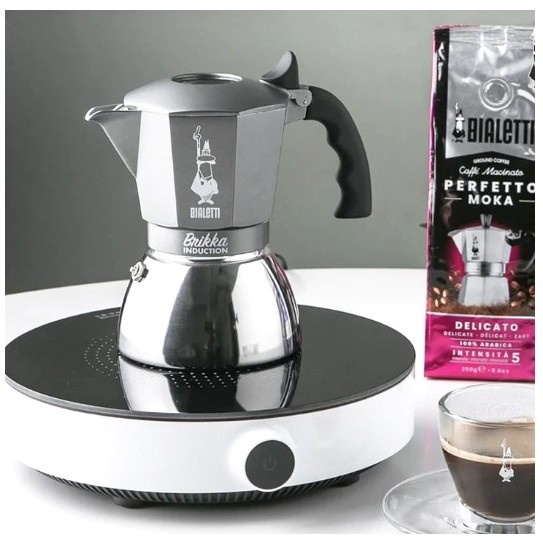 附發票~BIALETTI 不鏽鋼 "加壓分流" 電火摩卡壺- IH電磁爐 ~電晶爐也可以用 4杯(200ml)