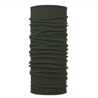 西班牙 BUFF 保暖織色 250 gsm美麗諾羊毛頭巾-橄欖綠