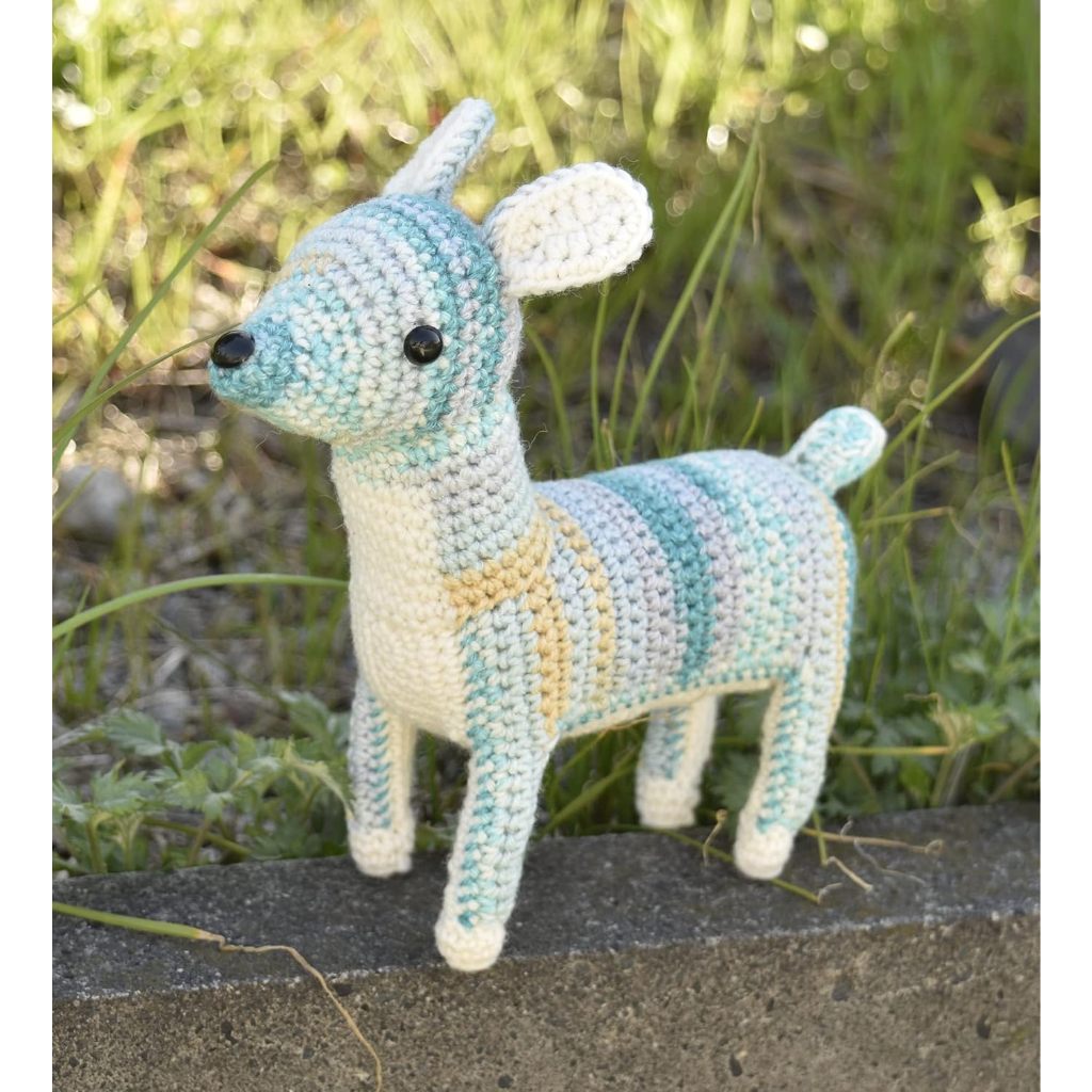 鉤針娃娃材料包 Naska森林小鹿 diy玩偶毛線材料包鉤針編織娃娃日本代購熱銷
