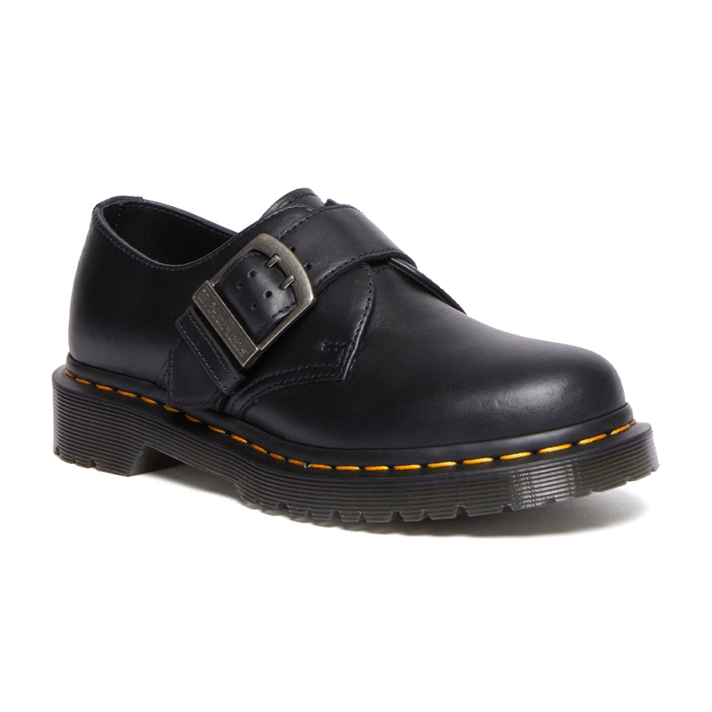 麻緹子 Dr.Martens 英國 馬汀大夫 3孔 1461 黑 樂福 經典龐克風 金屬扣環 漆牛皮 英倫 男/女