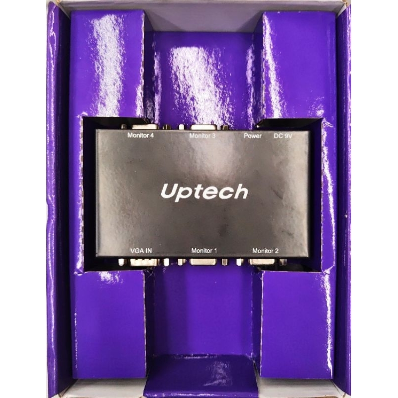 二手良品 Upmost 登昌恆 uptech vs411 4埠螢幕分配器 vga d-sub