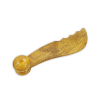 【德奧生技】關刀雙滾輪按摩器 (刮痧板 刮痧棒 按摩器 臉部按摩 穴道按摩 臉部刮痧 指壓 推拿)