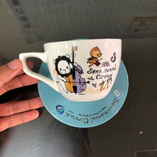 深情馬戲團 咖啡杯 馬克杯 陶瓷杯 茶杯 水杯 藍色款