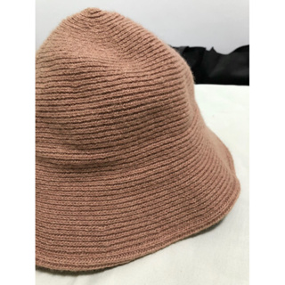 奶茶色/淺駝色針織漁夫帽