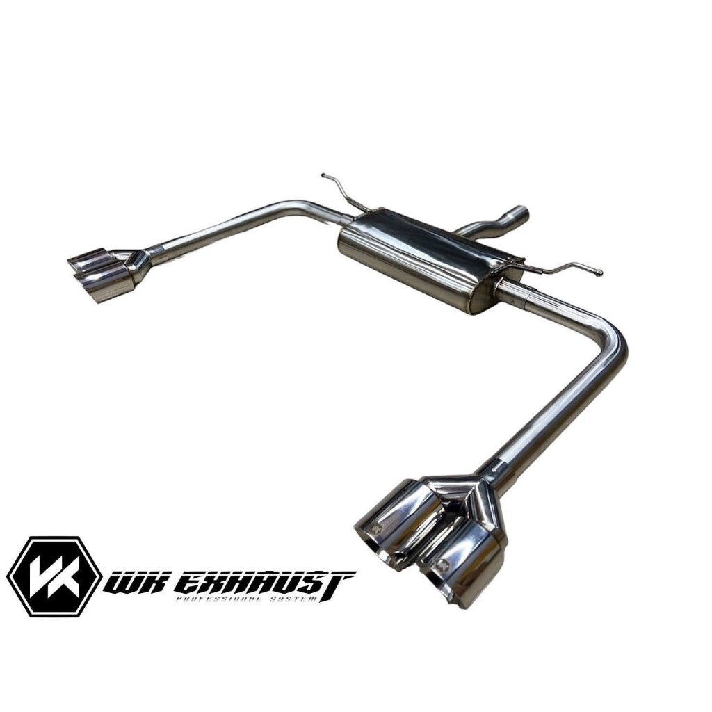 【緯克斯空力車業】WK Exhaust 福特Focus MK4/4.5 1.5T 不鏽鋼白鐵高效能加速排氣尾桶 排氣管