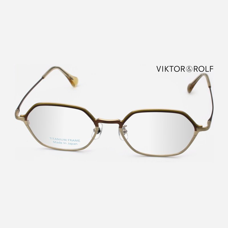 VIKTOR &amp; ROLF 0218 V&amp;R眼鏡｜小臉多角形純鈦眼鏡 男生女生品牌眼鏡框【幸子眼鏡】
