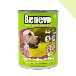 Benevo倍樂福 英國素食認證 犬貓主食罐頭 354g 最新效期2026/3月(純素 素食貓罐頭 素食狗罐頭 餐罐)