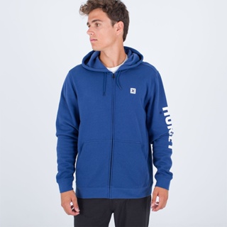 HURLEY｜男 ICON BOXED FLEECE ZIP 連帽外套