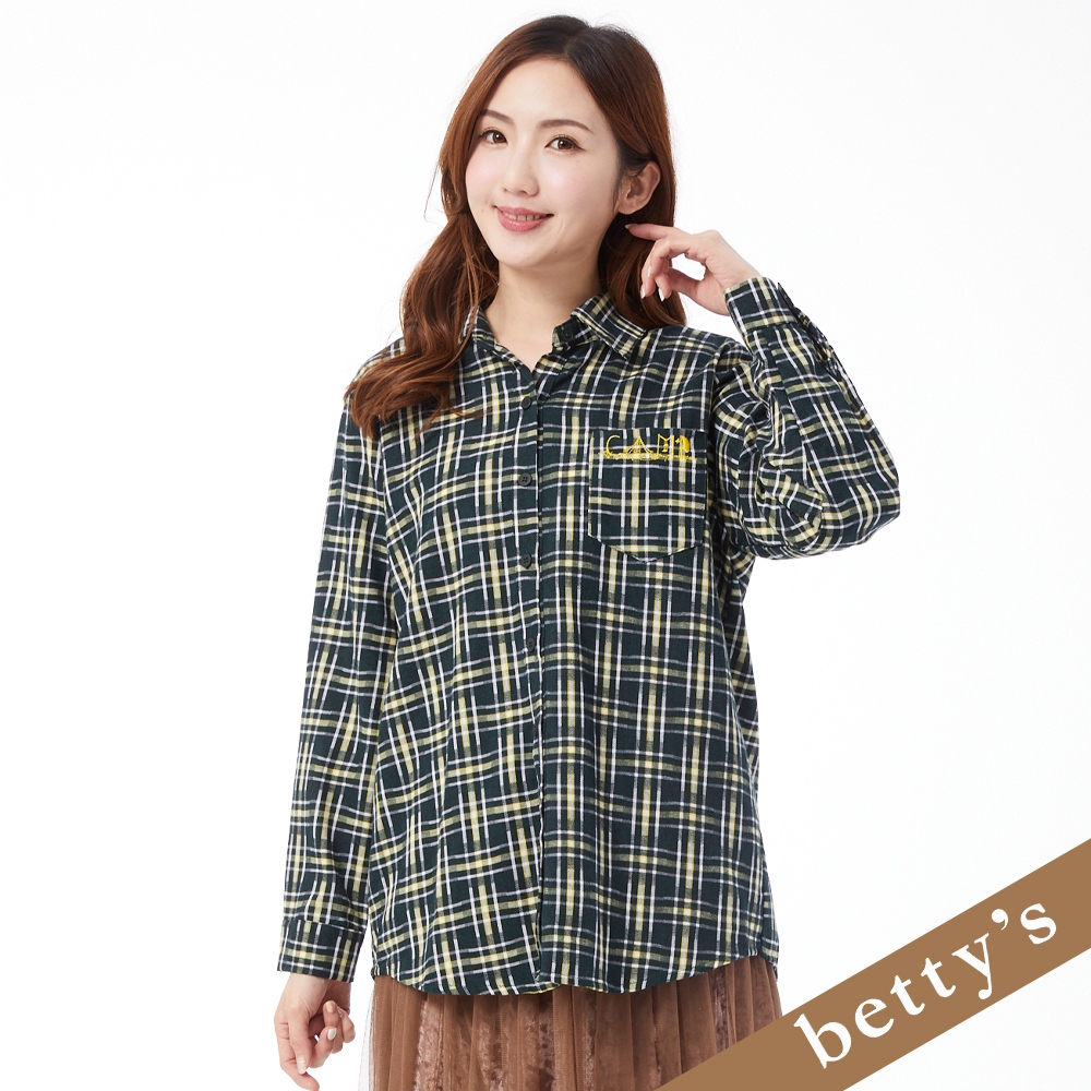 betty’s貝蒂思(25)蘇格蘭格紋襯衫(綠色)