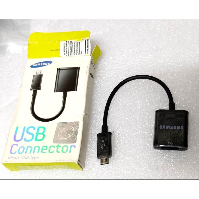 三星USB connector ET-R205UBKG,micro插座變USB A,手機 連接 電腦 滑鼠 ....
