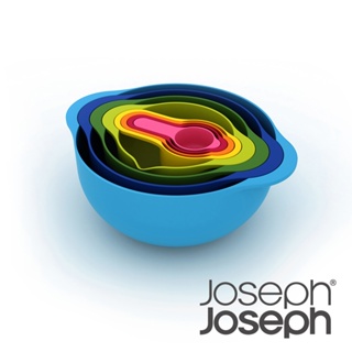 【Joseph Joseph】Duo量杯打蛋盆8件組(多彩色)《屋外生活》戶外 露營 調理盆 烘焙