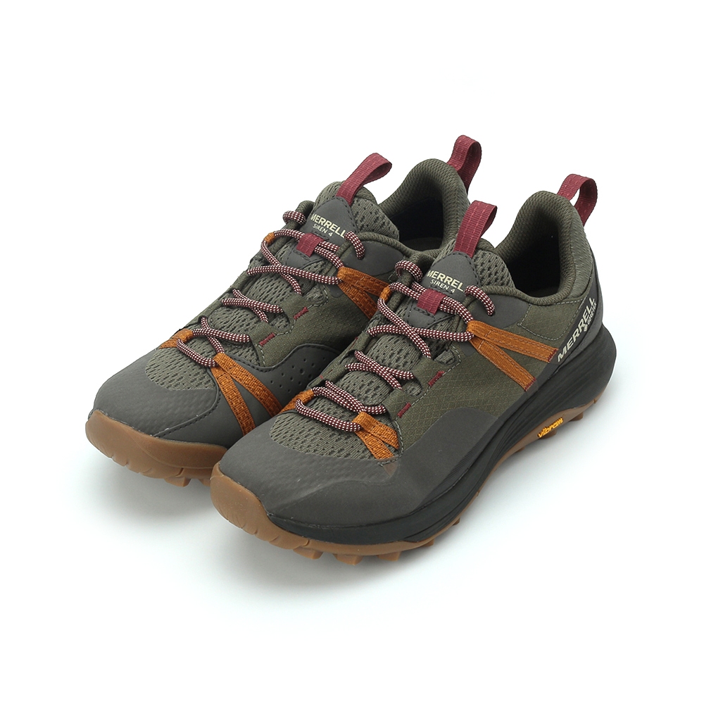 MERRELL SIREN 4 GORE-TEX 防潑水健行鞋 墨綠/橘 ML037632 女鞋