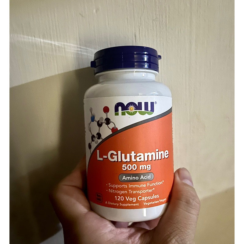 [美國集貨服務]Now L-Glutamine/左旋麩醯酸/穀氨醯胺/谷氨酰胺/麩醯胺酸/120 Caps