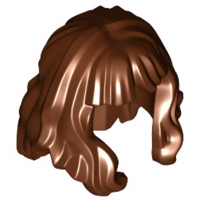 LEGO 樂高 紅棕色 妙麗頭髮 人偶 髮飾 頭髮 75955 37697 75953 75954