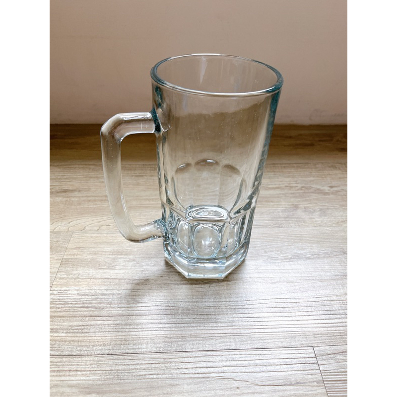 啤酒杯 生啤酒杯 附柄啤酒杯 玻璃杯 900ml（高雄面交）