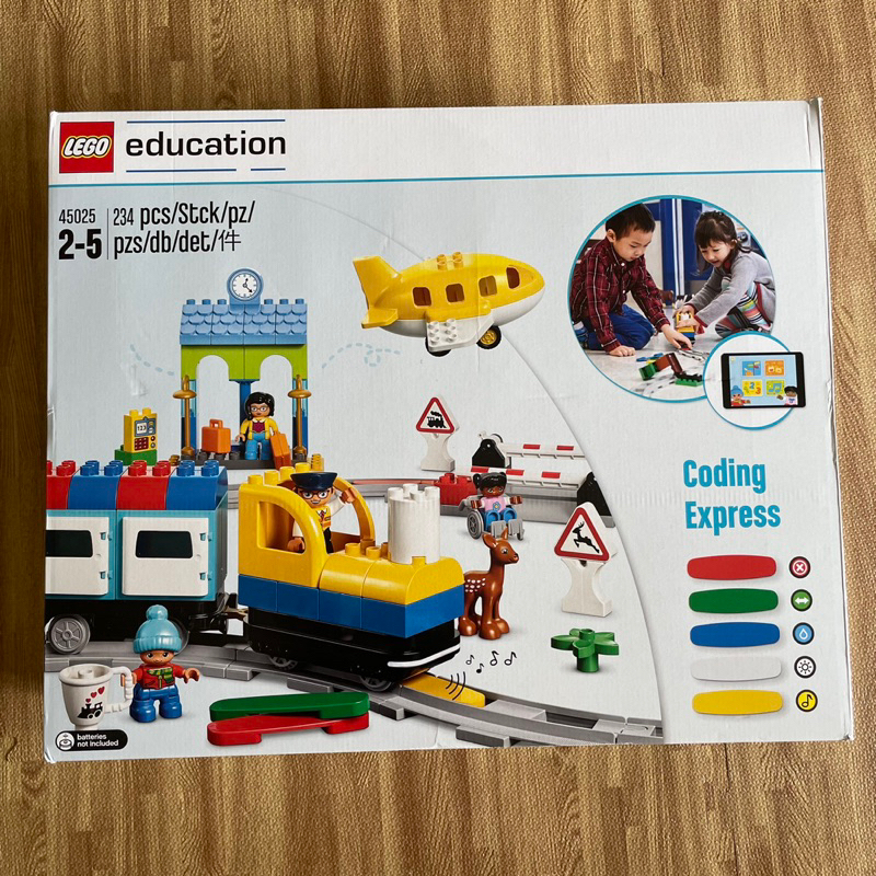 二手 樂高 教育版 LEGO education 智能小火車 45025 得寶 duplo 234pc