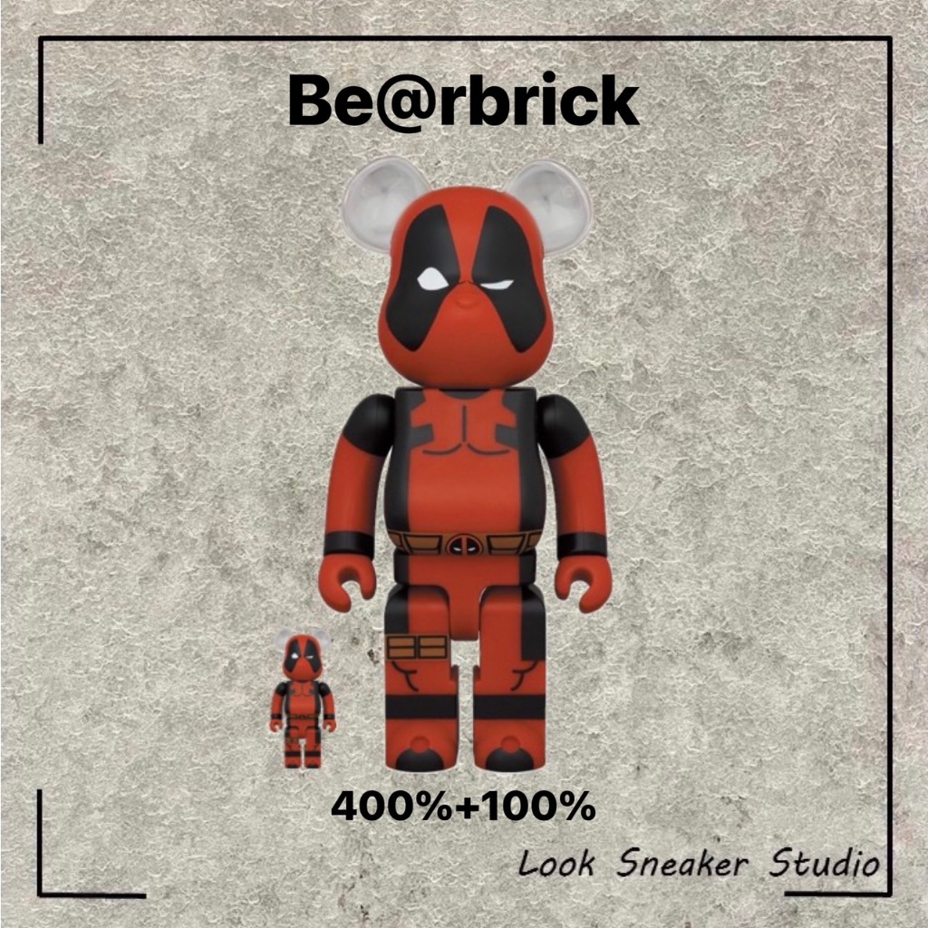 路克 Look👀 Be@rbrick 庫柏力克熊 漫威 死侍 Deadpool 400% 100%