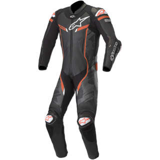 ALPINESTARS A星 GP PRO V2 TECH-AIR 連身皮衣 50號 黑迷彩橘紅【現貨＋預購｜立昇台北】