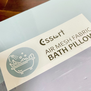 ESSORT無線網狀透氣網沐浴枕頭 Air Mesh Fabric BATH PILLOW吸盤式吊掛泡澡枕頭浴缸枕頭按摩