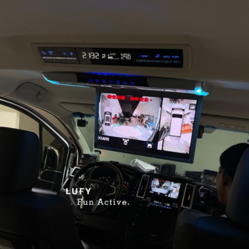 ﹝ʟᴜғʏ﹞ KTV Granvia 頂棚螢幕 吸頂螢幕 17.3” Hiace 安卓機