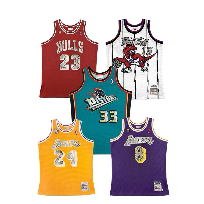 🇺🇸GI.JOE🌟Mitchell &amp; Ness 湖人 Kobe 公牛 喬丹 MJ 暴龍 活塞 AU 球衣 蟒蛇皮 客製