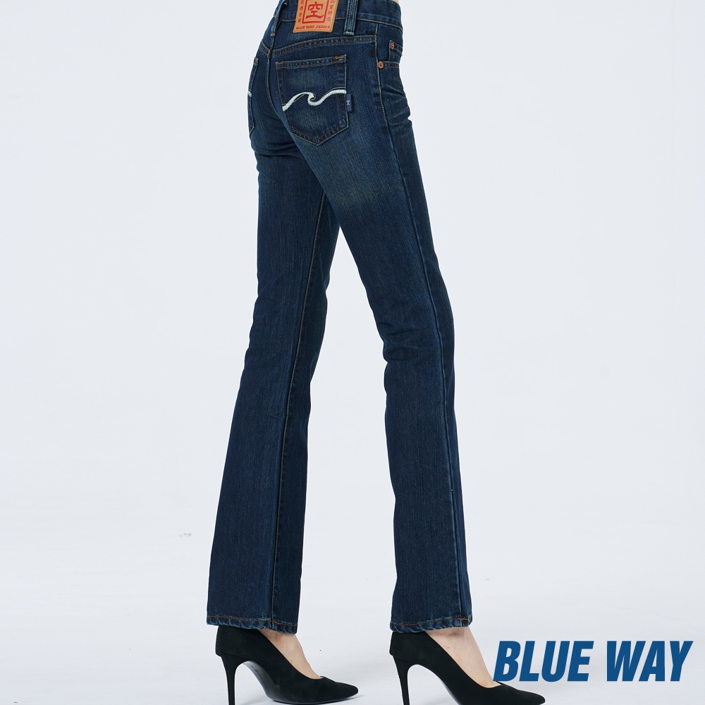 BLUE WAY - 女款 空系列低腰喇叭褲