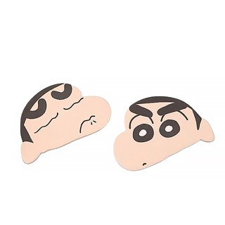 臺灣現貨｜正版蠟筆小新 crayon shin-chan｜ 矽藻土吸水杯墊 珪藻土杯墊 吸水杯墊 卡通杯墊 可愛杯墊