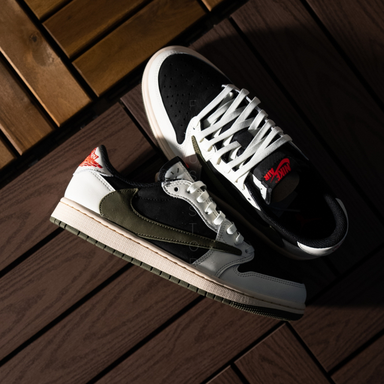 【Focus Store】Travis Scott x Air Jordan 1 Olive 橄欖 DZ4137-106