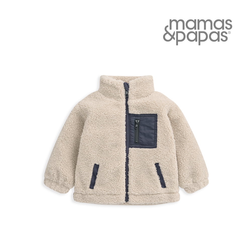 Mamas&amp;Papas 左心房-刷毛雪巴外套(3種尺寸可選)