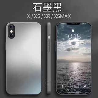 磨砂玻璃殼適用 iPhone XR XS Max X i7 i8 Plus 手機殼