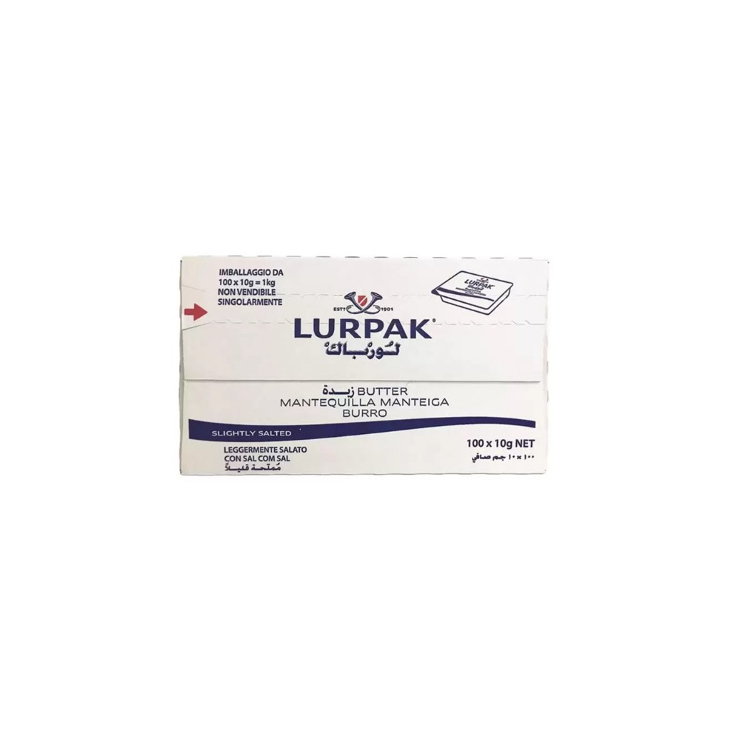 Lurpak 淡鹽迷你奶油 10公克 X 100入#好市多低溫代購#71026