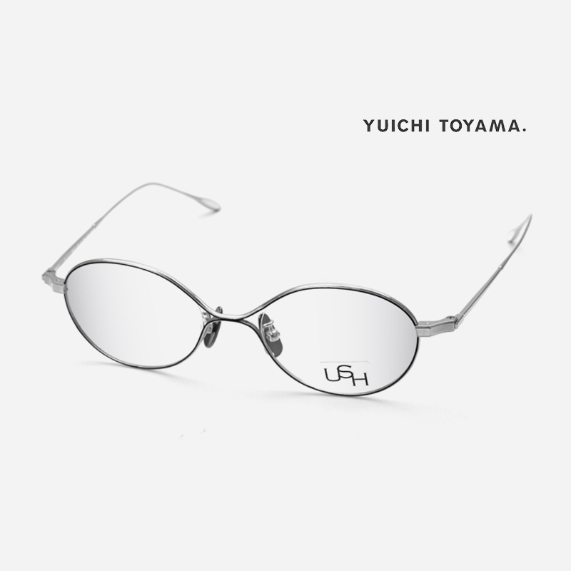 YUICHI TOYAMA  UFO-072 日本職人鯖江眼鏡｜商務復古銀色圓形眼鏡 男生女生品牌眼鏡框【幸子眼鏡】