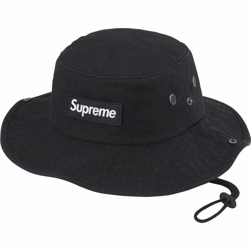 SUPREME FW23 MILITARY BOONIE 漁夫帽 / 戰術帽 (黑色) 化學原宿