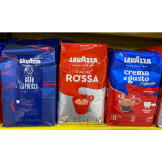 現貨-LAVAZZA義大利GRAN ESPRESSO /ROSSA咖啡豆/CREMA E GUSTO經典奶香咖啡豆1kg