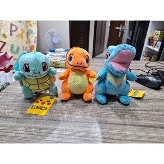 寶可夢 Pokémon 15公分 娃娃 小火龍 傑尼龜 小鋸鱷 菊草葉 火球鼠 呆呆獸 謎擬Q 夢幻 時拉比 莫魯貝可