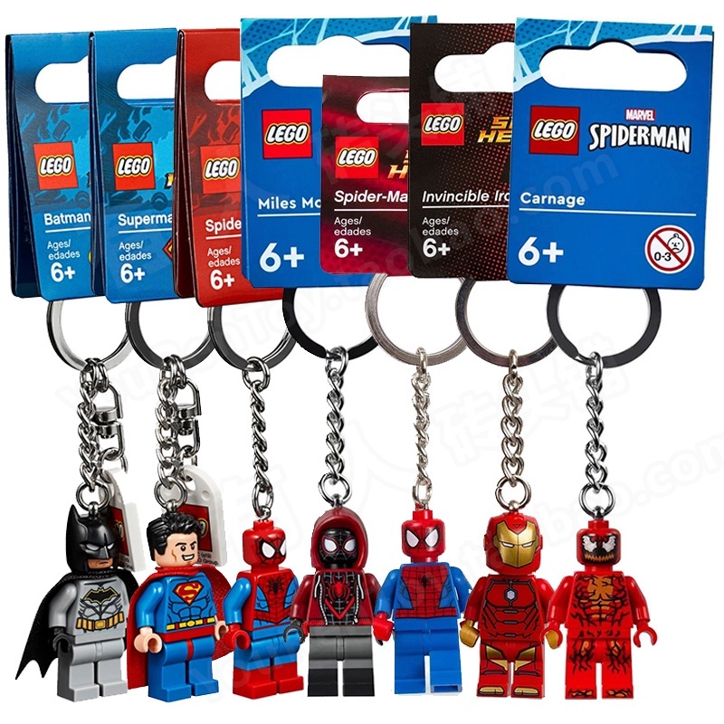 【椅比呀呀|高雄屏東】LEGO 樂高 鑰匙圈 Marvel 漫威 DC 英雄系列 Key Chain