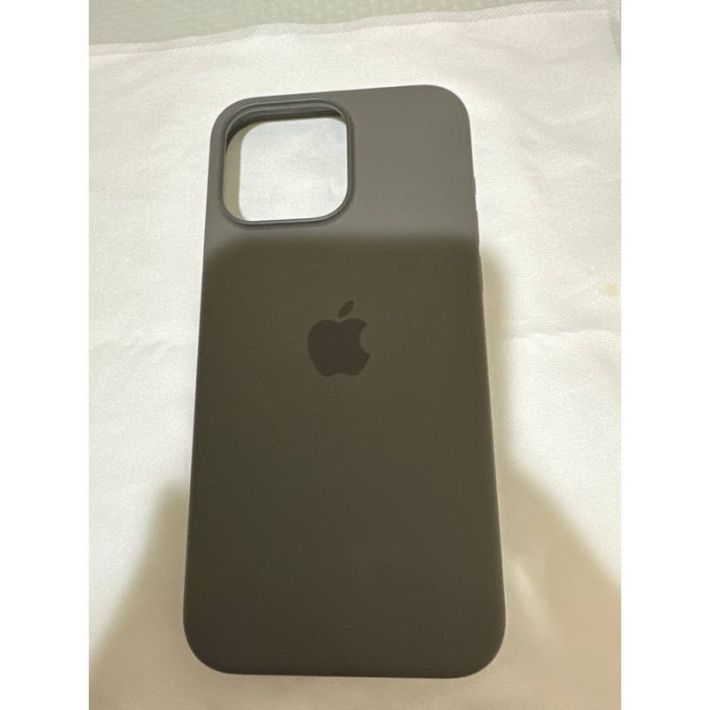 二手 轉賣 APPLE MagSafe 矽膠保護殼 iPhone15 Pro Max 原廠 Apple 陶土色