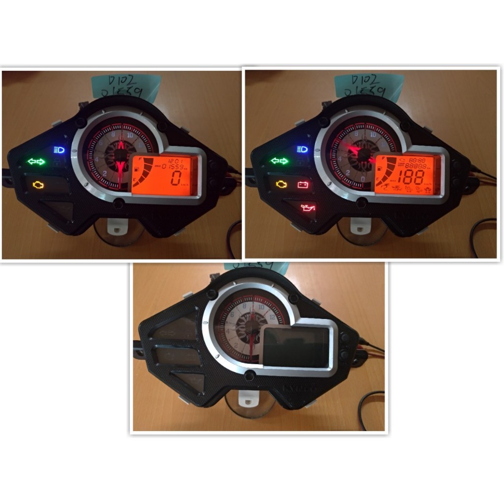 (中一儀表) vjr110 噴射 二手儀表板 偏光摸更換 與按鍵更換 保固三個月