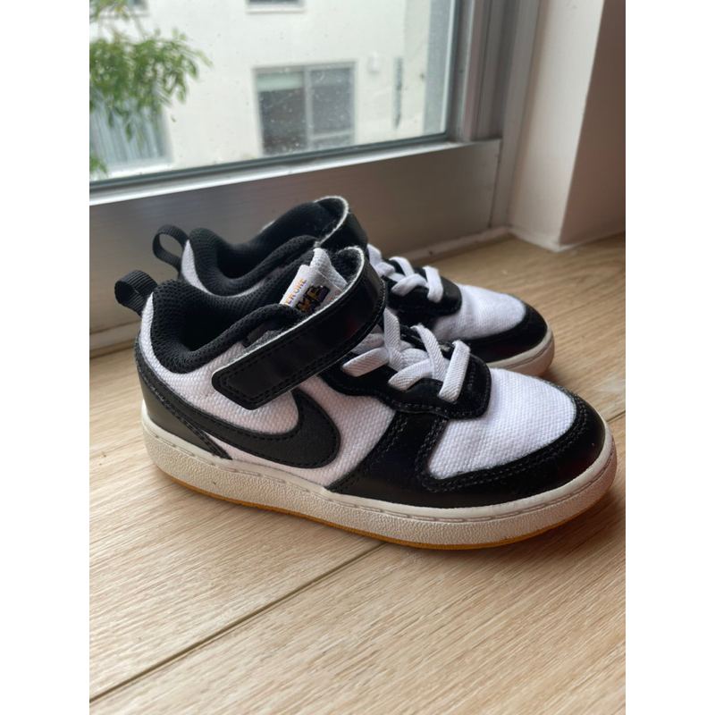 【二手正品】Nike Air max 熊貓鞋/小童鞋_UK8.5/15cm