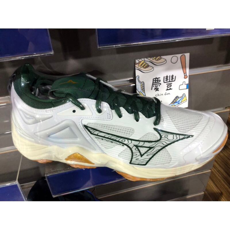 大灌體育👟 MIZUNO WAVE MOMENTUM 3 一般楦 排球鞋 ENERZY V1GA231244