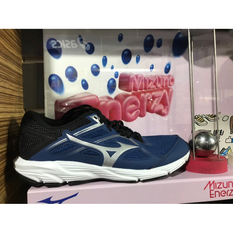 大灌體育👟 Mizuno Spark [K1GA230308] 男慢跑鞋 休閒 輕量 支撐 緩衝 彈力 美津濃 深藍