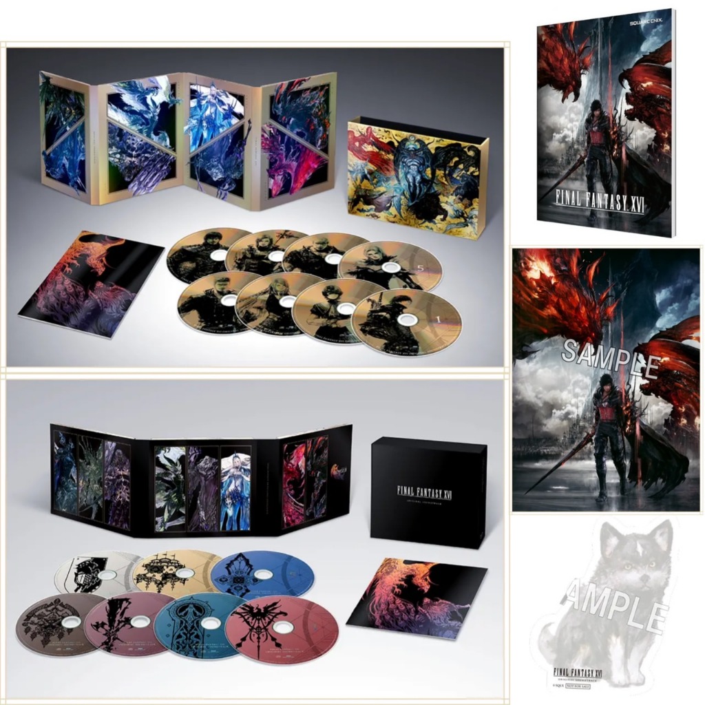 [現貨當天寄]全新 FF16 太空戰士16 最終幻想 OST 原聲帶 特典 初回版 原聲CD 豪華版