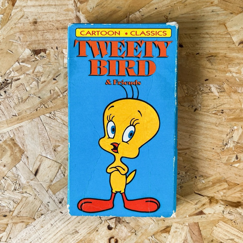 美國 華納兄弟 小崔弟 崔弟鳥 樂一通 VHS 錄影帶 卡通 卡帶 影視周邊 美式復古老物收藏